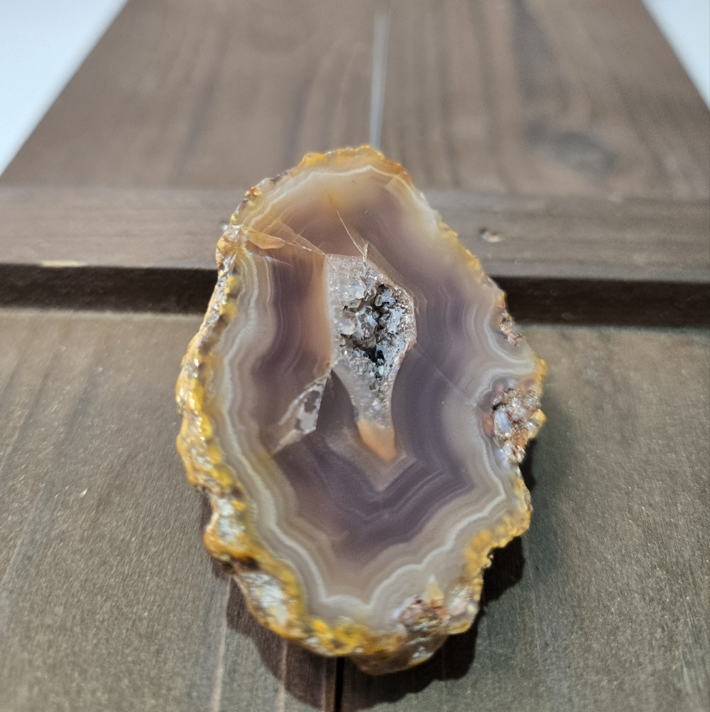 Coyamito Purple Lace Crystal Agate Laguna Mexico - Picture 13 of 14